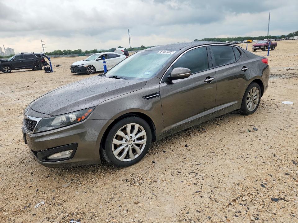 2013 Kia Optima VIN 5XXGN4A76DG163968 COPART salvage auction — FRONT END, Tx - Salvage Vehicle Title, sold $825 on 2026-07-30 (photo 1)