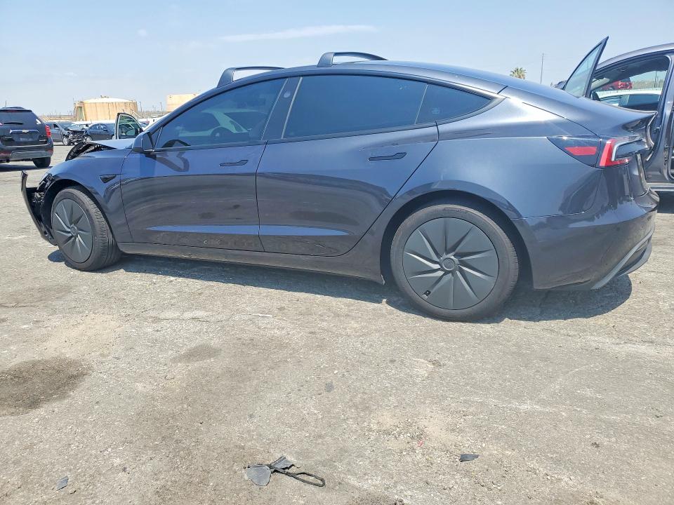 2025 Tesla Model 3 VIN 5YJ3E1EAXSF139532 COPART salvage auction — FRONT END, Ca - Salvage Certificate, sold $200 on 2026-07-23 (photo 2)