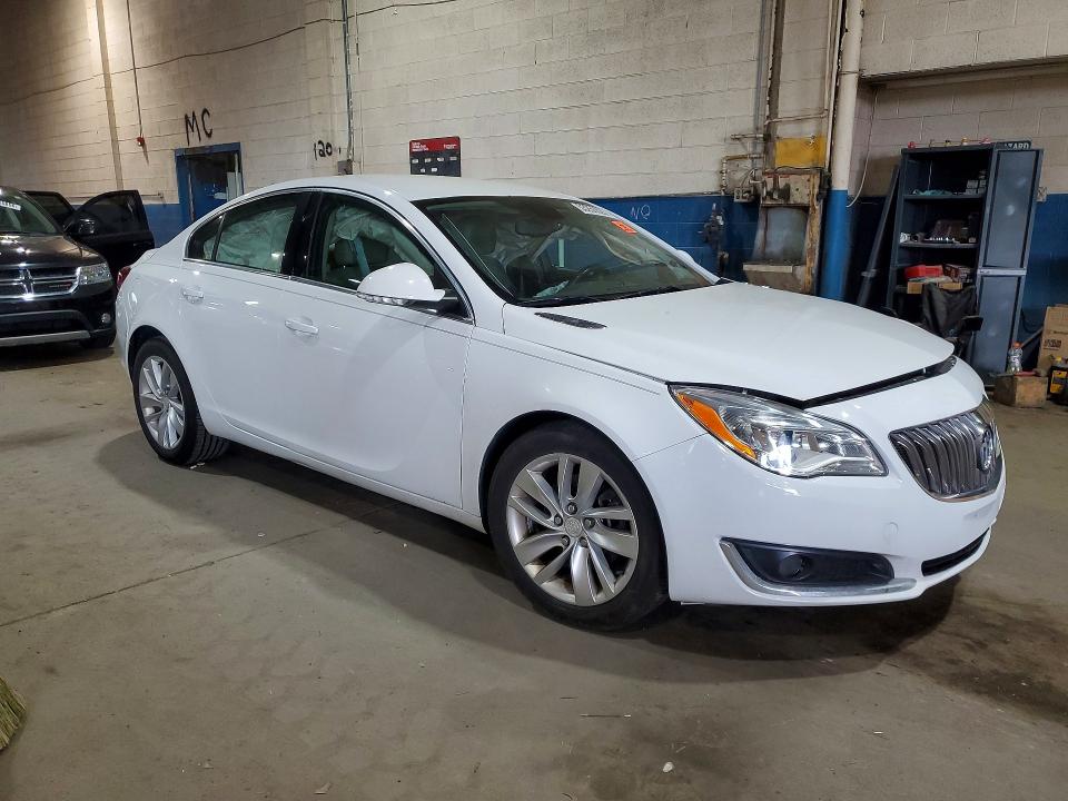 2014 Buick Regal VIN 2G4GK5EX7E9215847 COPART salvage auction — FRONT END, Mi - Certificate Of Title, sold $1,200 on 2026-07-03 (photo 4)