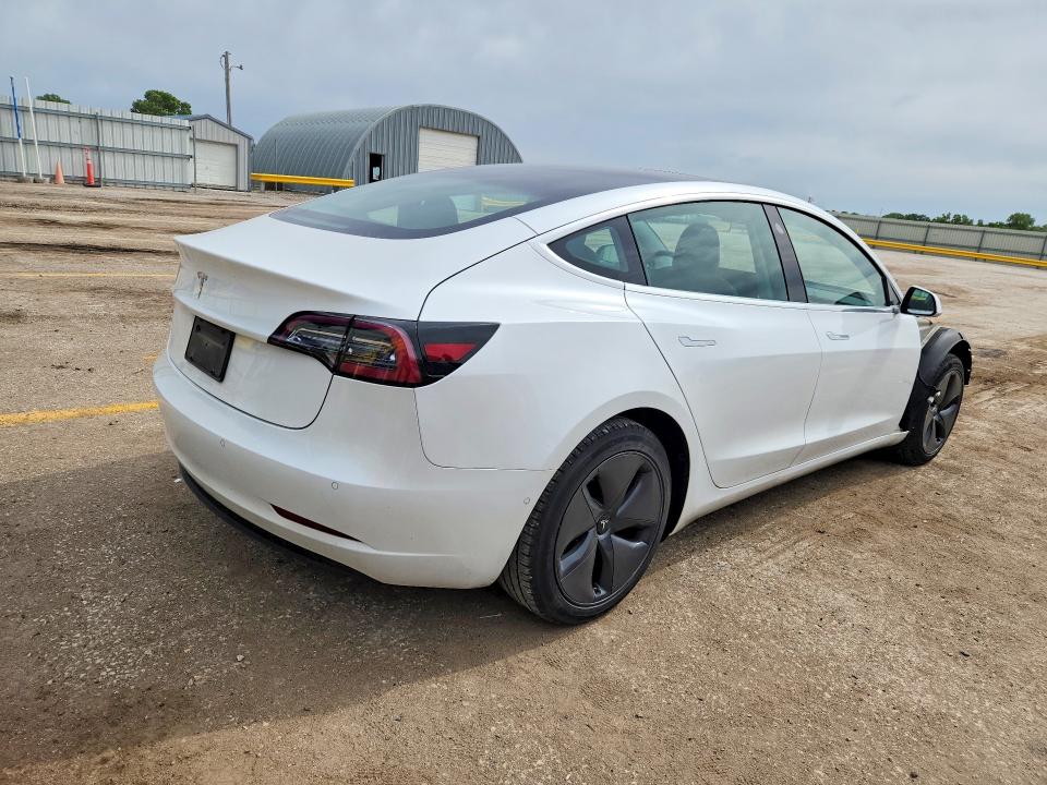 2020 Tesla Model 3 VIN 5YJ3E1EA5LF633394 COPART salvage auction — FRONT END, Ks - Cert Of Title-Salvage, sold $4,600 on 2026-07-08 (photo 3)