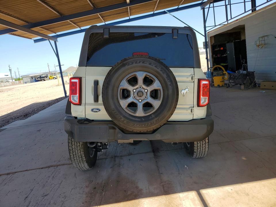 2025 Ford Bronco VIN 1FMDE7BH2SLB75782 COPART salvage auction — FRONT END, Az - Cert Of Title - Salvage, sold $15,000 on 2026-07-09 (photo 6)