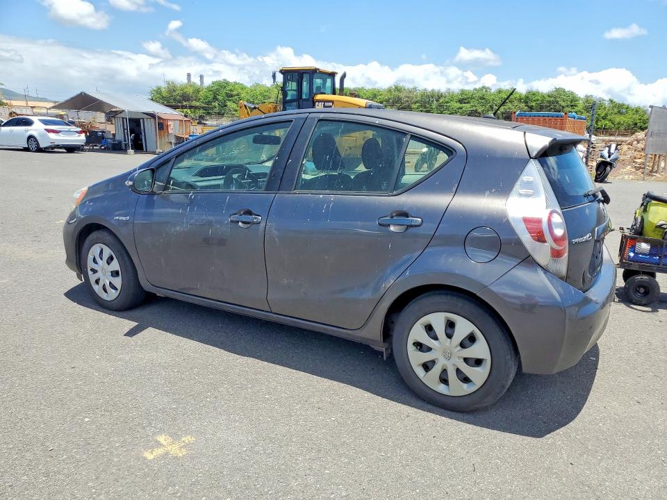 2014 Toyota Prius c VIN JTDKDTB3XE1570143 COPART salvage auction — MINOR DENT/SCRATCHES, HI - CERTIFICATE OF TITLE, sold $90 on 2026-07-27 (photo 2)