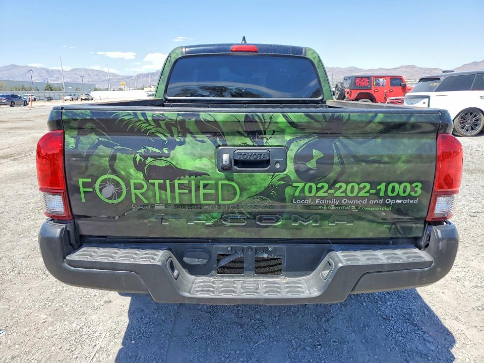 2022 Toyota Tacoma VIN 3TYRX5GN4NT051799 COPART salvage auction — FRONT END, Nv - Salvage Title, sold $8,800 on 2026-08-25 (photo 6)