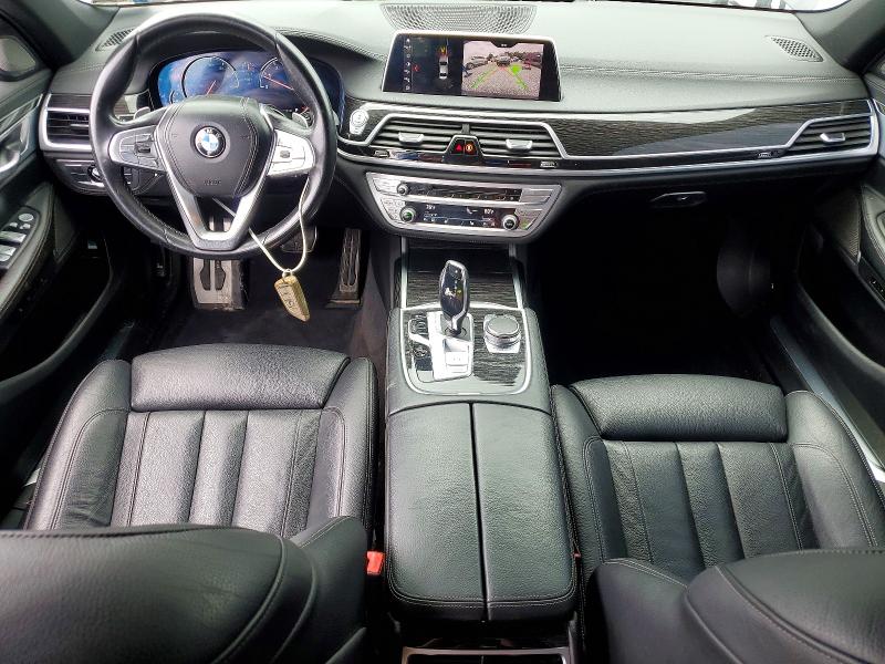 2019 BMW 7er VIN WBA7E2C5XKB217854 COPART salvage auction — FRONT END, Tx - Salvage Vehicle Title, sold $125 on 2026-08-03 (photo 8)