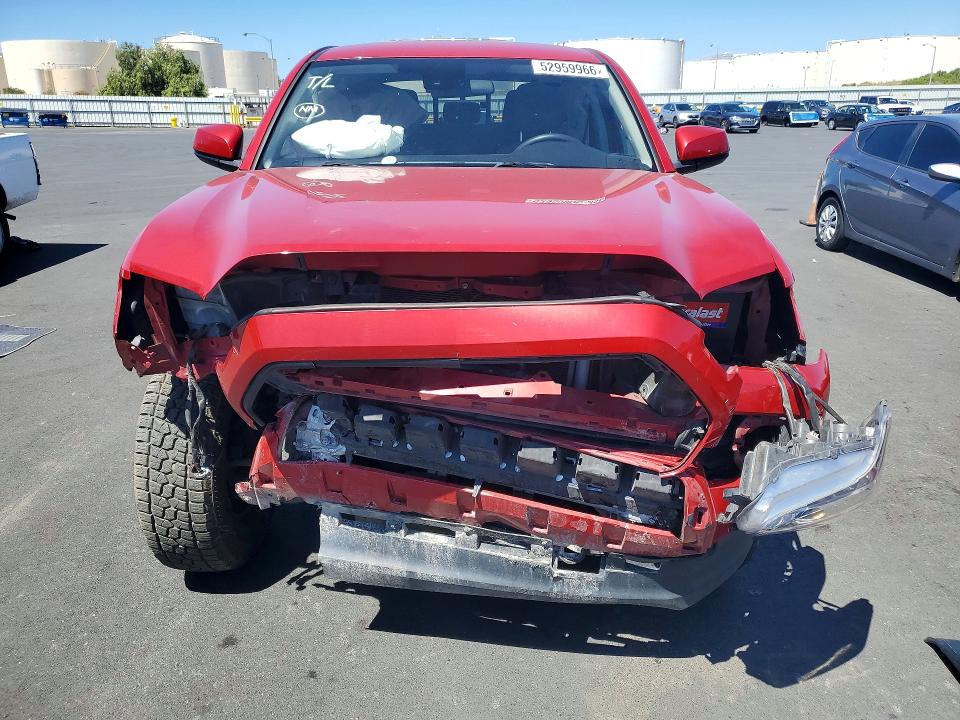 2021 Toyota Tacoma VIN 5TFAX5GN7MX188818 COPART salvage auction — FRONT END, Ca - Salvage Certificate, sold $8,400 on 2026-07-06 (photo 5)