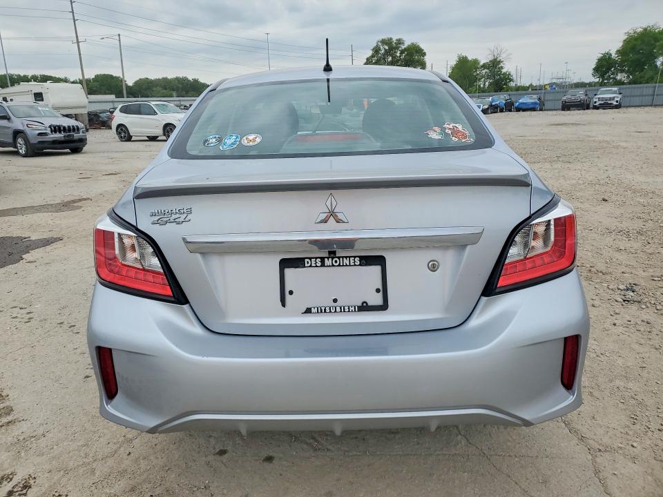 2022 Mitsubishi Mirage VIN ML32FUFJ9NHF02857 COPART salvage auction — FRONT END, Ia - Cert Of Title-Salvage Title, sold $2,000 on 2026-08-21 (photo 6)
