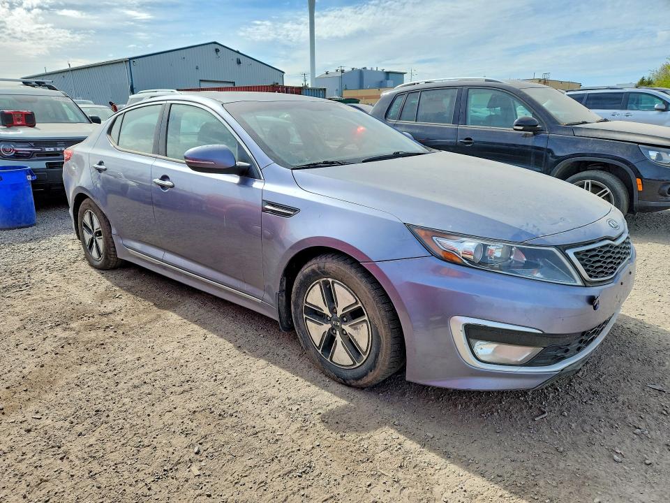 2011 Kia Optima hybrid VIN KNAGM4ADXB5004233 COPART salvage auction — MECHANICAL, On - Permit No Brand - Fit (P), sold $950 on 2026-07-09 (photo 4)