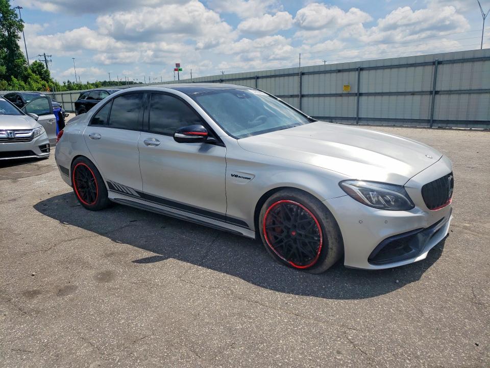 2015 Mercedes-benz C-klasse VIN 55SWF8HB1FU079118 COPART salvage auction — SIDE, Nc - Salvage Certificate Of Title, sold $12,200 on 2026-07-02 (photo 4)