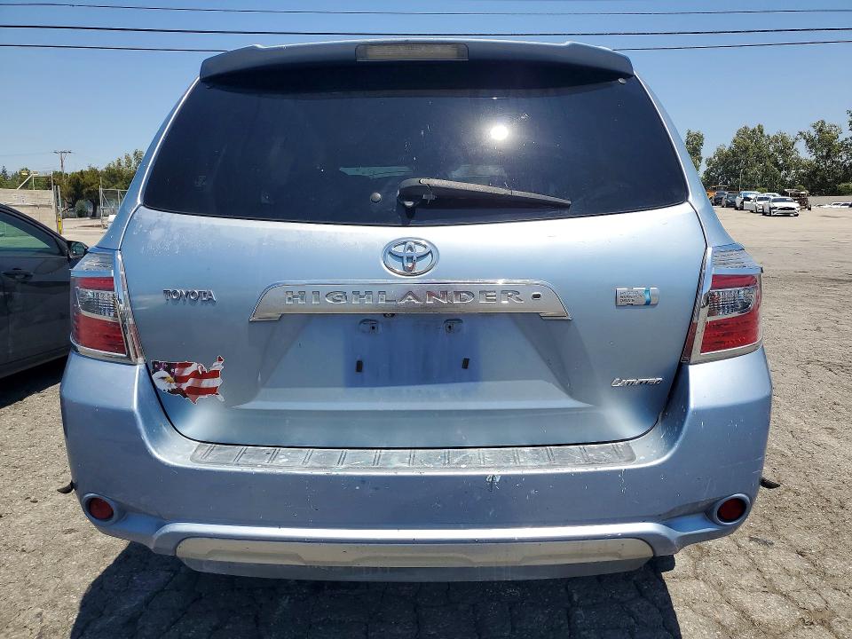 2008 Toyota Highlander VIN JTEEW44A682007755 COPART salvage auction — MECHANICAL, Ca - App For Dup Clean Or Ac, sold $925 on 2026-07-06 (photo 6)