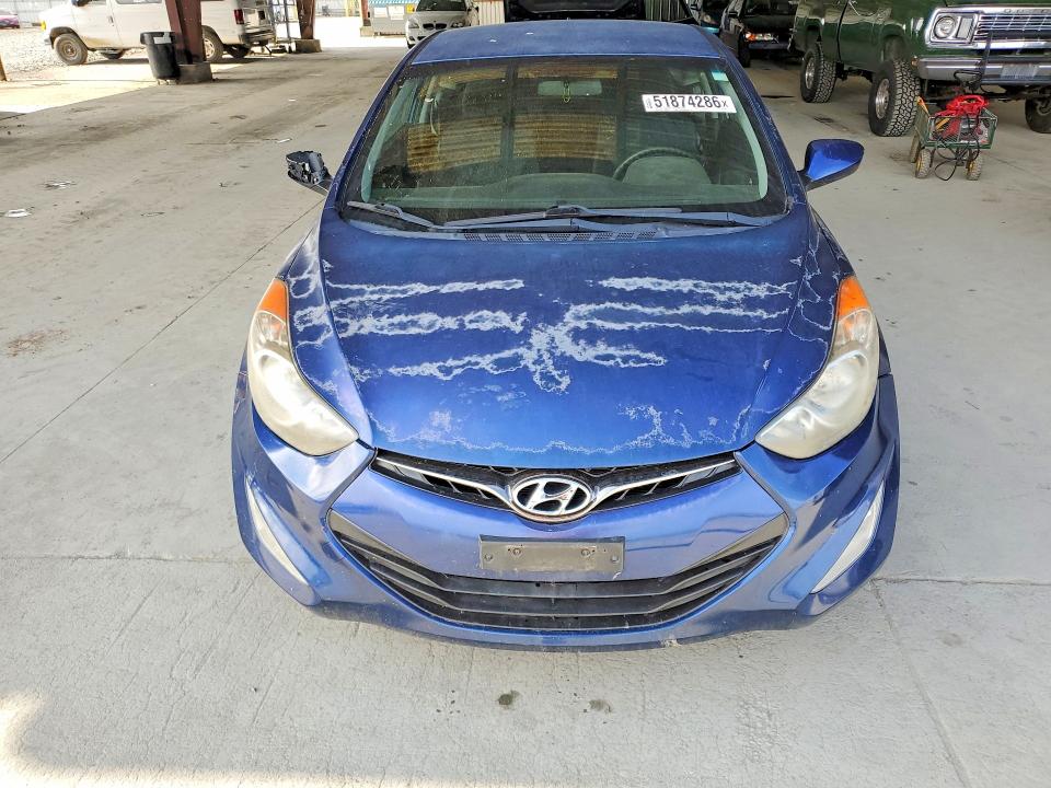 2013 Hyundai Elantra VIN KMHDH6AE6DU001073 COPART salvage auction — VANDALISM, CA - SALVAGE CERTIFICATE, sold $500 on 2026-07-02 (photo 5)