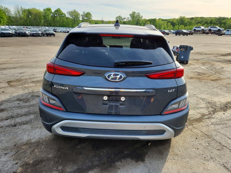 2022 Hyundai VIN KM8K53A3XNU889065 COPART salvage auction — FRONT END, Ny - Mv-907A Salvage Certificate, sold $4,400 on 2026-07-09 (photo 6)