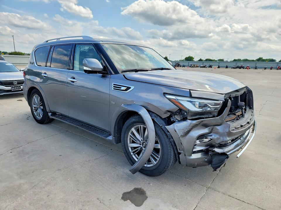 2019 Infiniti VIN JN8AZ2NE9K9237325 COPART salvage auction — FRONT END, Tx - Salvage Vehicle Title, sold $8,200 on 2026-07-23 (photo 4)