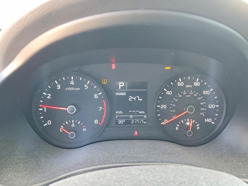 2022 Kia VIN 3KPA24AD3NE508310 COPART salvage auction — REAR END, Tx - Salvage Vehicle Title, sold $2,750 on 2026-07-31 (photo 9)