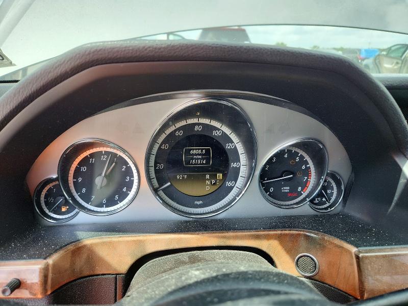 2012 Mercedes-benz E-class VIN WDDHF8JB3CA606154 COPART salvage auction — MECHANICAL, La - Certificate Of Title, sold $950 on 2026-07-08 (photo 9)