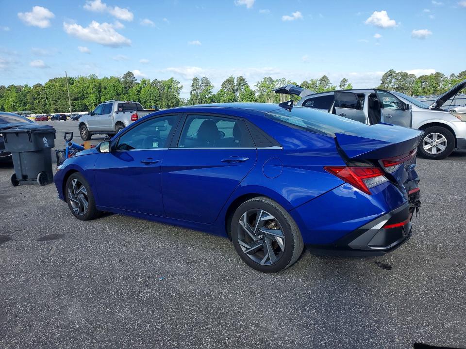 2024 Hyundai Elantra VIN KMHLS4DG1RU734525 COPART salvage auction — REAR END, NC - SALVAGE CERTIFICATE OF TITLE, sold $2,600 on 2026-07-28 (photo 2)