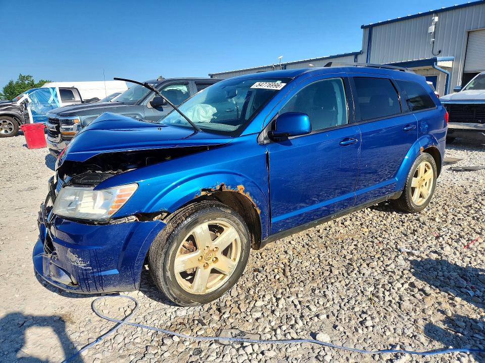2010 Dodge Journey VIN 3D4PH5FVXAT160319 COPART salvage auction — FRONT END, MI - CERTIFICATE OF TITLE, sold $300 on 2026-07-02 (photo 1)