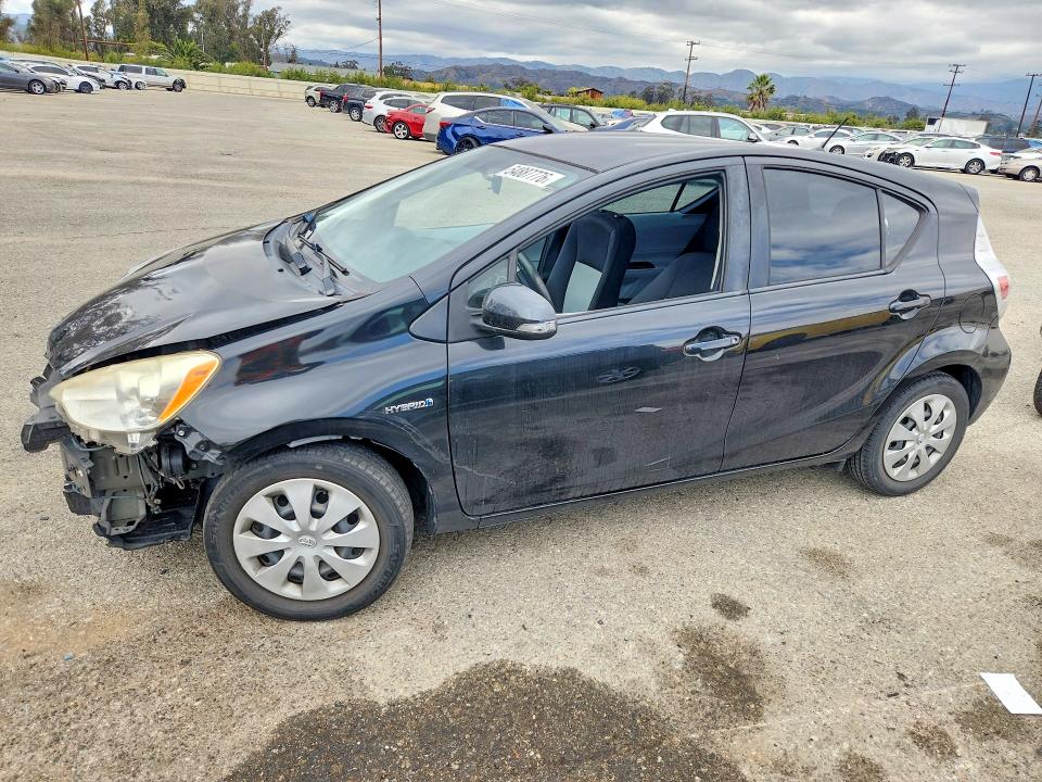 2013 Toyota Prius VIN JTDKDTB34D1537055 COPART salvage auction — FRONT END, CA - SALVAGE CERTIFICATE, sold $1,750 on 2026-07-24 (photo 1)