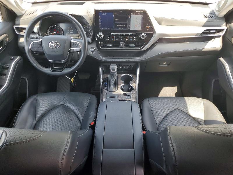 2021 Toyota Highlander VIN 5TDFZRAH5MS039789 COPART salvage auction — FRONT END, Ca - Salvage Certificate, sold $17,100 on 2026-07-13 (photo 8)