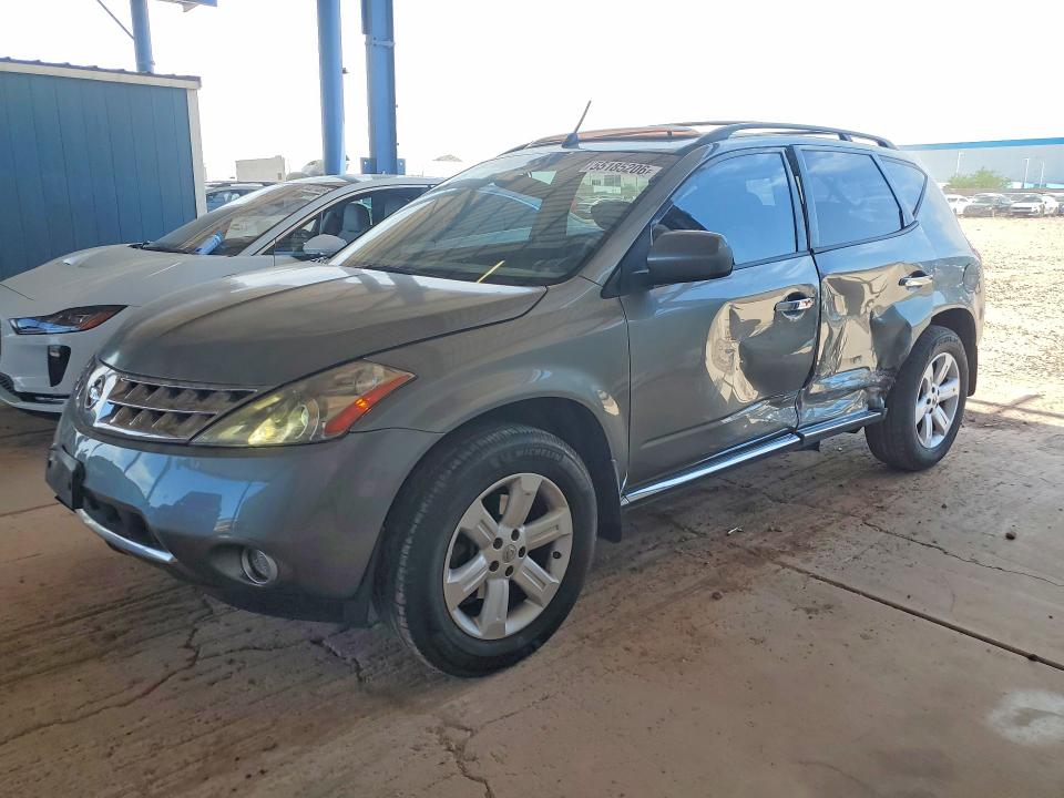 2006 Nissan Murano VIN JN8AZ08W36W505334 COPART salvage auction — SIDE, Az - Cert Of Title - Salvage, sold $175 on 2026-07-28 (photo 1)