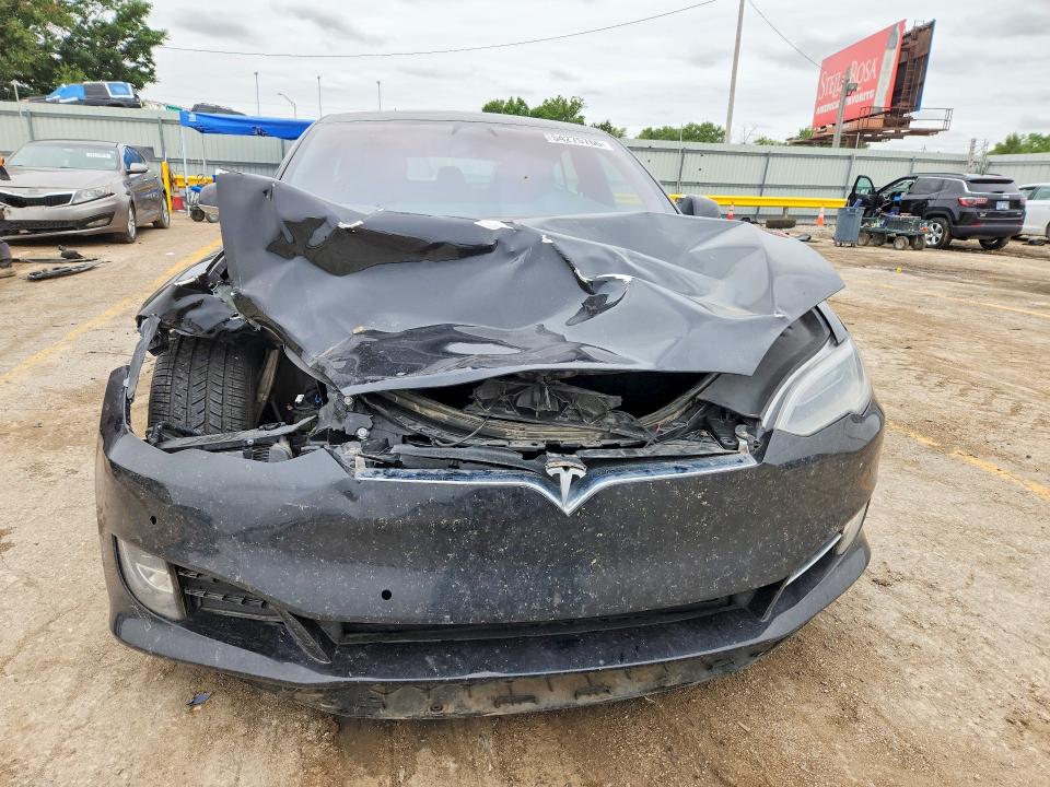 2017 Tesla Model s VIN 5YJSA1E28HF199334 COPART salvage auction — FRONT END, Ks - Cert Of Title-Salvage, sold $2,350 on 2026-07-22 (photo 5)