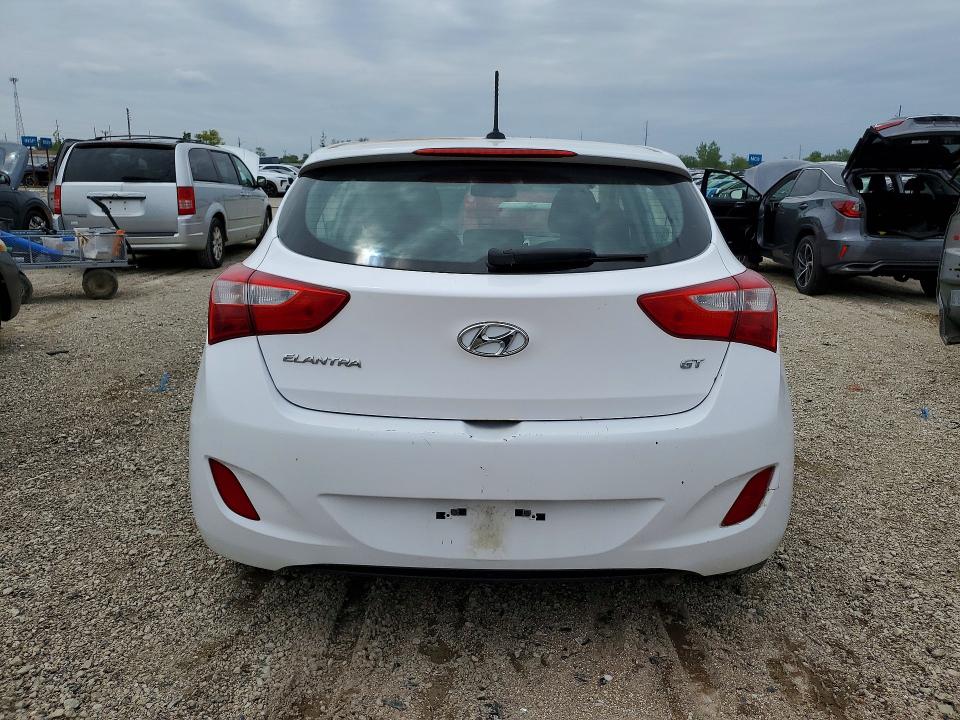 2016 Hyundai Elantra VIN KMHD35LH7GU285821 COPART salvage auction — FRONT END, Ia - Cert Of Title-Salvage Title, sold $450 on 2026-07-15 (photo 6)