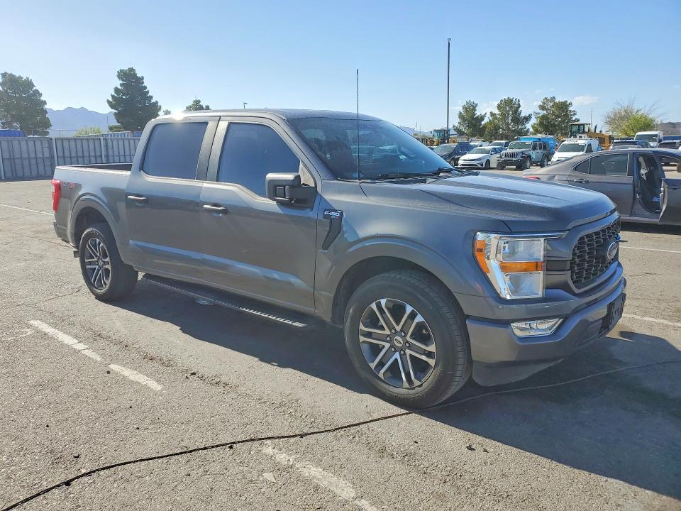 2021 Ford F-150 VIN 1FTEW1CP1MKE92261 COPART salvage auction — SIDE, Tx - Salvage Vehicle Title, sold $10,799 on 2026-07-31 (photo 4)