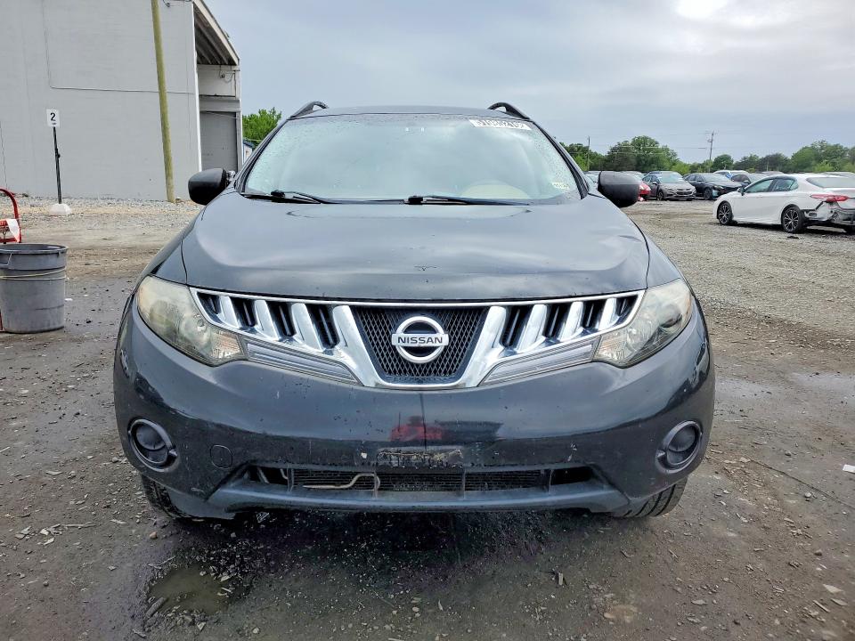 2009 Nissan Murano VIN JN8AZ18W99W128728 COPART salvage auction — FRONT END, Va - Certificate Of Title, sold $325 on 2026-07-02 (photo 5)