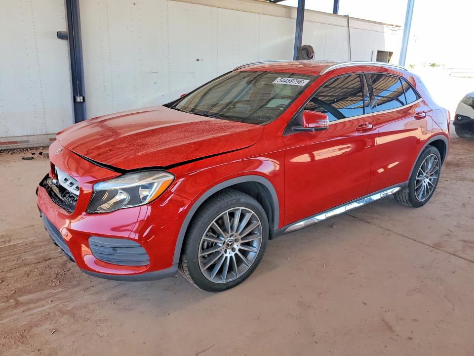 2018 Mercedes-benz VIN WDCTG4EB9JJ433039 COPART salvage auction — FRONT END, Az - Cert Of Title - Salvage, sold $4,100 on 2026-07-09 (photo 1)
