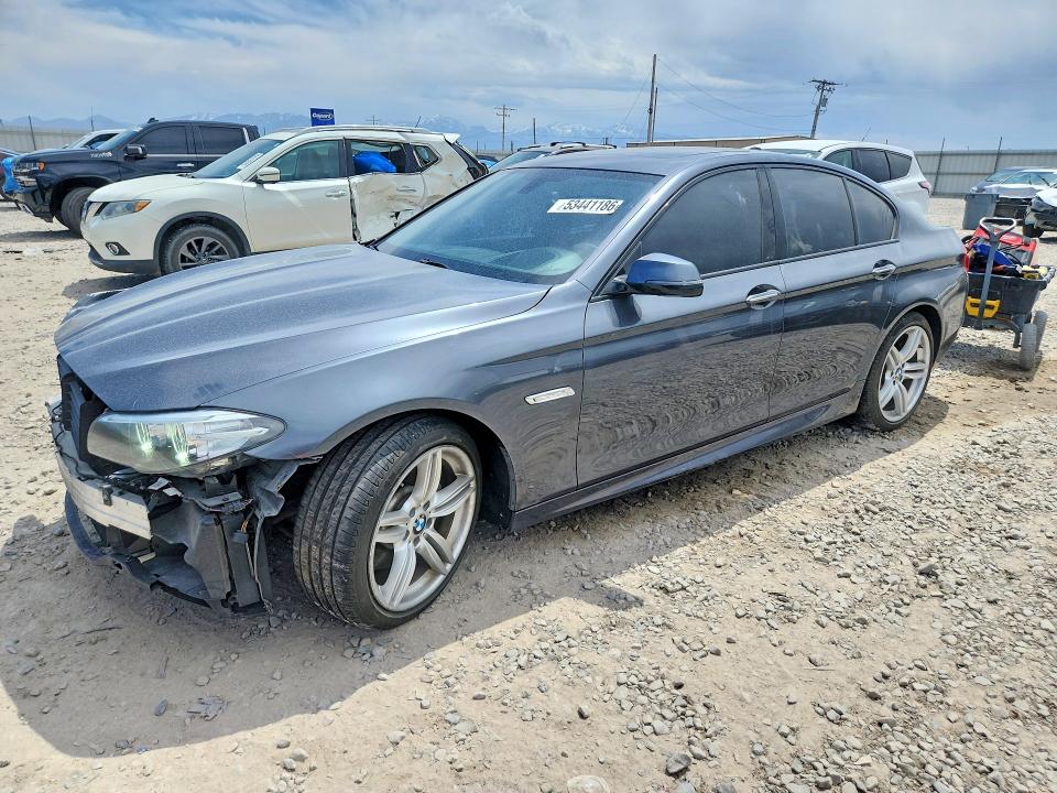 2015 BMW 5er VIN WBA5B1C52FG127875 COPART salvage auction — FRONT END, UT - SALVAGE CERTIFICATE, sold $1,150 on 2026-07-07 (photo 1)