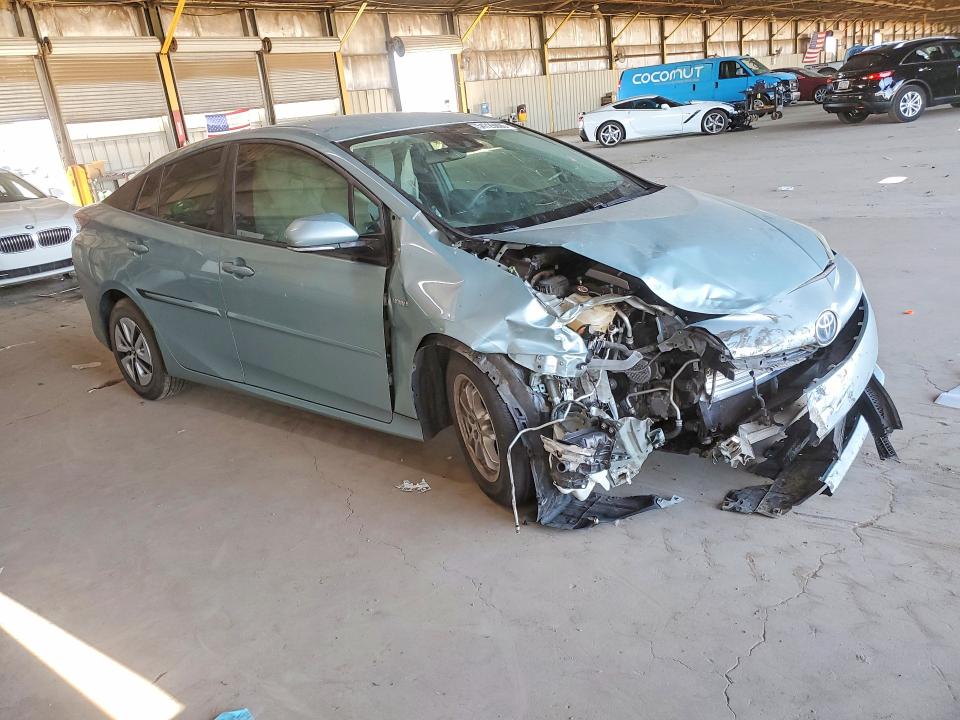 2018 Toyota Prius VIN JTDKBRFU1J3065831 COPART salvage auction — FRONT END, Az - Cert Of Title - Salvage, sold $2,700 on 2026-07-20 (photo 4)