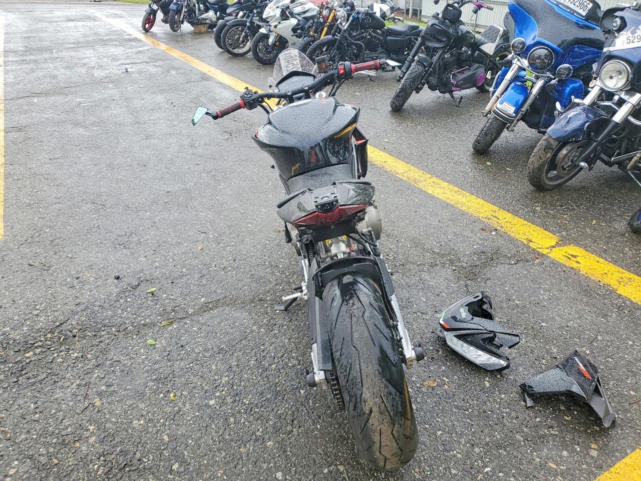 2023 Aprilia TUONO 660 VIN ZD4KSUM07PS000682 COPART salvage auction — Front End, PA - CERTIFICATE OF SALVAGE, sold $1,400 on 2026-07-09 (photo 4)