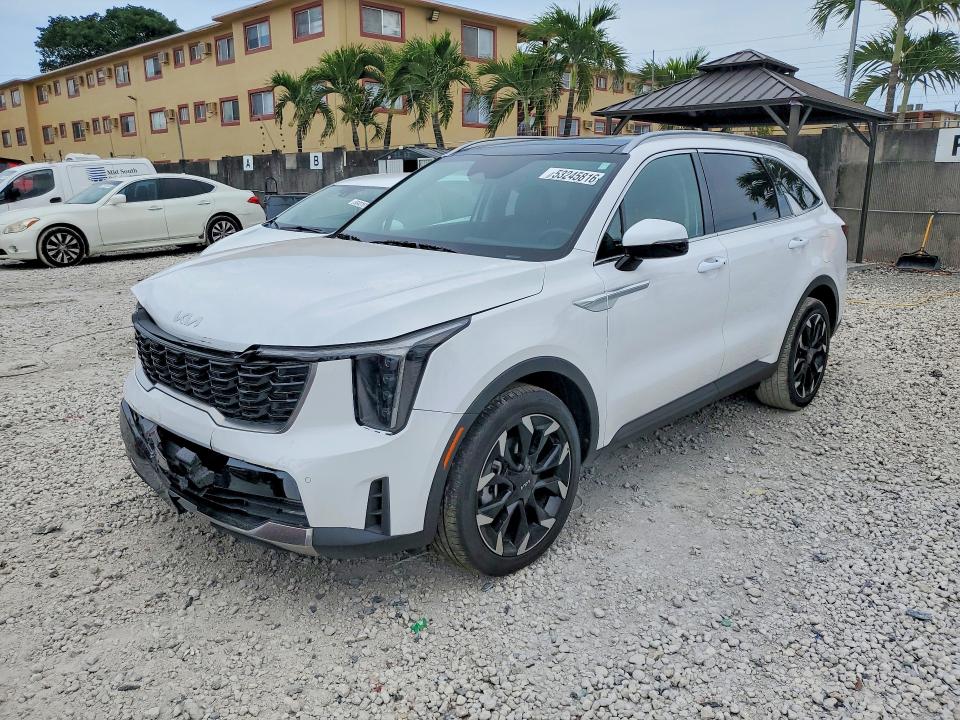 2025 Kia Sorento VIN 5XYRH4JF6SG367668 — COPART salvage auction photo