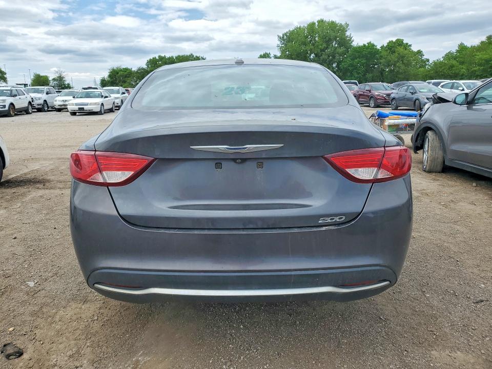 2015 Chrysler 200 VIN 1C3CCCAB3FN605183 COPART salvage auction — HAIL, Ia - Cert Of Title-Salvage Title, sold $1,050 on 2026-07-10 (photo 6)
