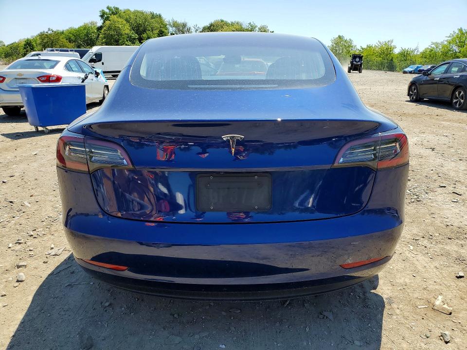 2018 Tesla Model 3 VIN 5YJ3E1EA6JF031861 COPART salvage auction — FRONT END, Md - Cert Of Salvage > 75% Damage, sold $125 on 2026-07-23 (photo 6)
