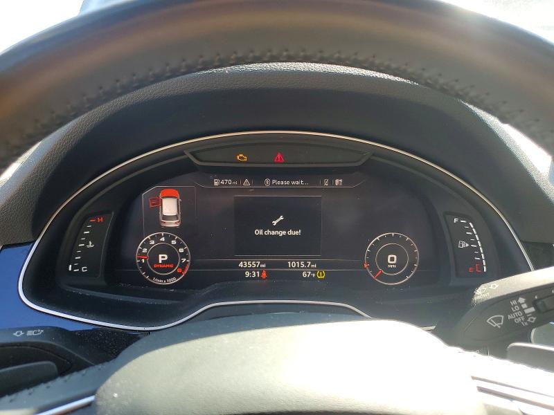 2018 Audi Q7 VIN WA1VAAF76JD034395 COPART salvage auction — NORMAL WEAR, Nj - Certificate Of Title, sold $10,400 on 2026-07-16 (photo 9)