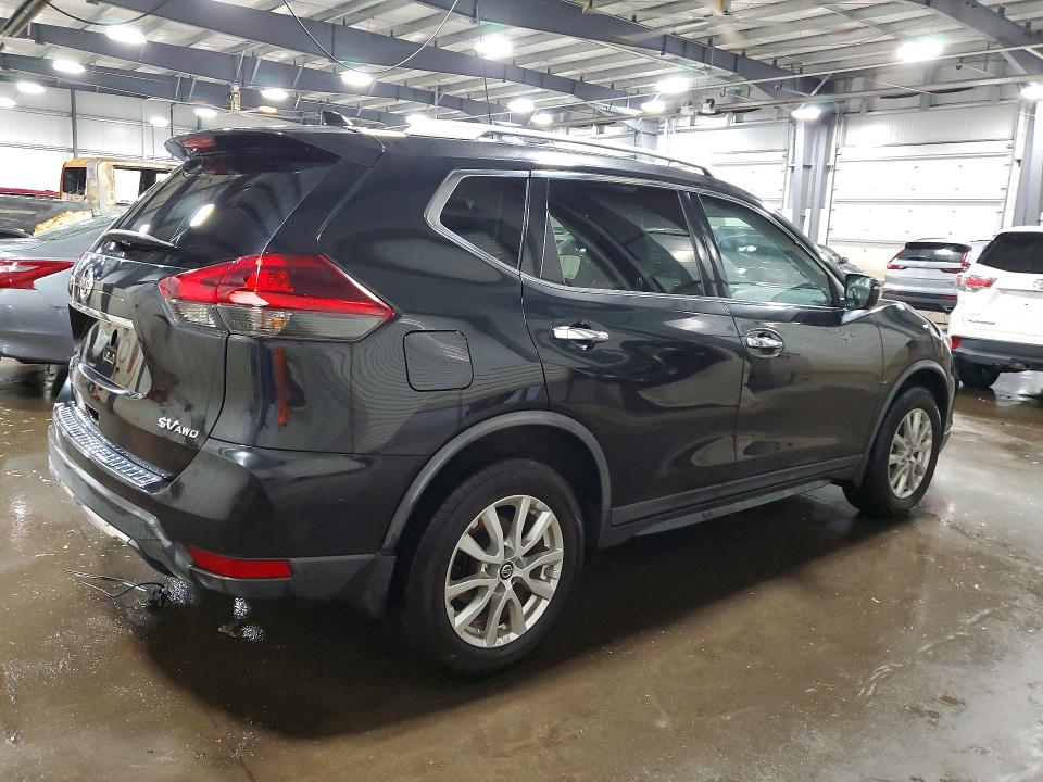 2018 Nissan Rogue VIN KNMAT2MV7JP609950 COPART salvage auction — HAIL, Mn - Cert Of Title-Salvage, sold $3,400 on 2026-07-14 (photo 3)