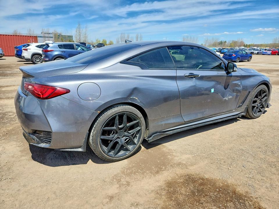 2017 Infiniti Q60 VIN JN1EV7EL5HM550904 COPART salvage auction — SIDE, ON - PERMIT NO BRAND - UNFIT, sold $7,300 on 2026-07-14 (photo 3)