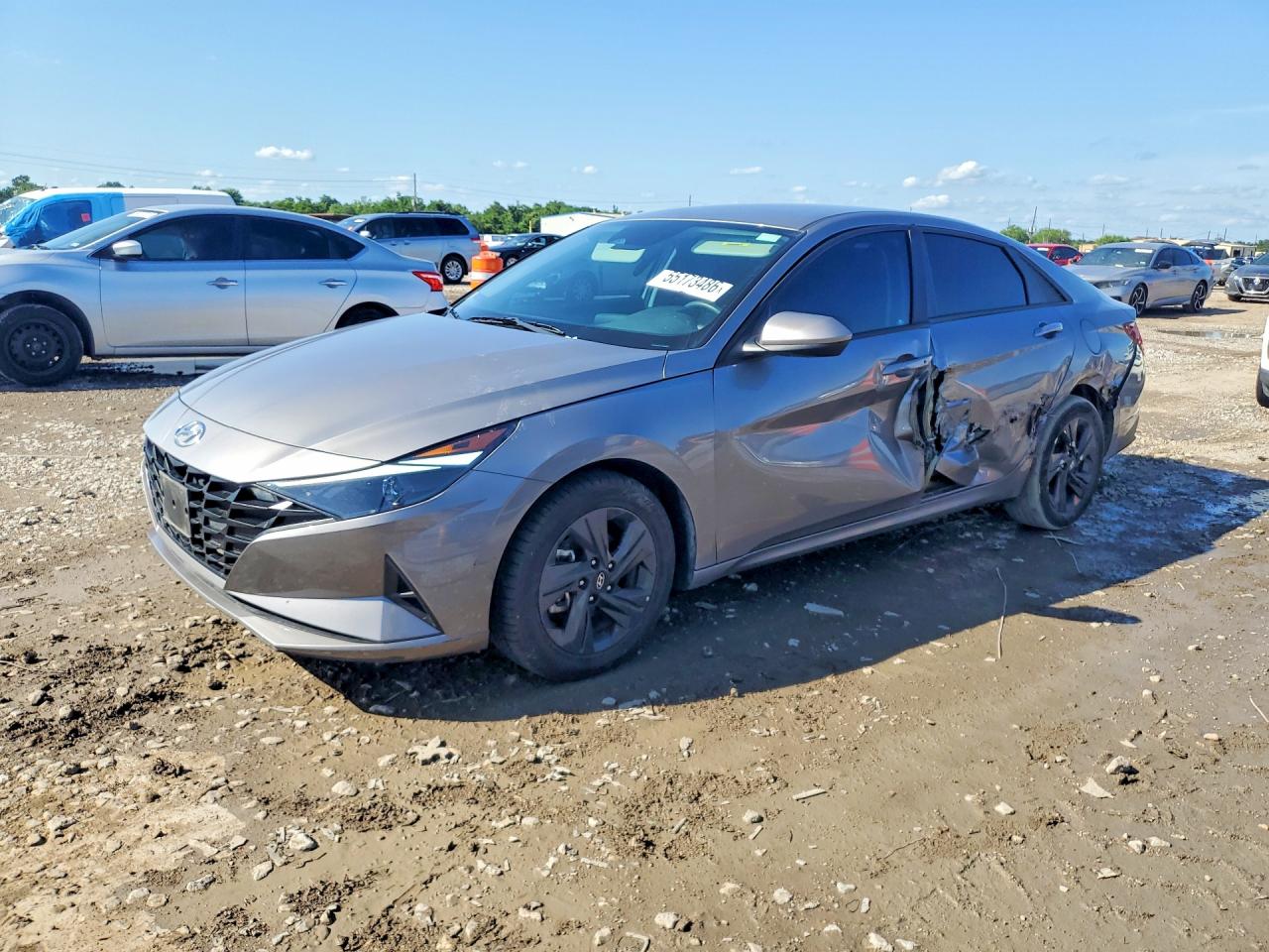 2023 Hyundai Elantra VIN KMHLM4AG4PU605979 COPART salvage auction — Side, TX - CERTIFICATE OF TITLE, sold $4,200 on 2026-07-09 (photo 1)