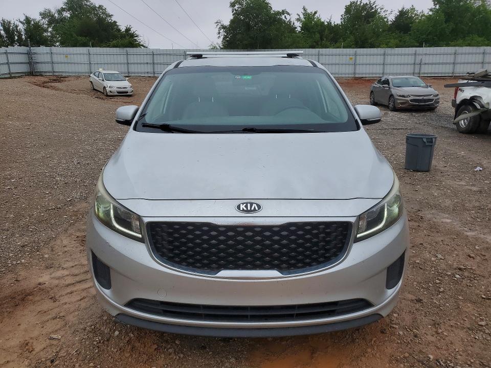 2016 Kia SEDONA VIN KNDMB5C16G6163238 COPART salvage auction — FRONT END, Ok - Certificate Of Title, sold $850 on 2026-07-11 (photo 5)