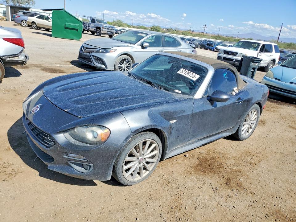 2019 Fiat 124 spider VIN JC1NFAEK5K0140615 COPART salvage auction — MECHANICAL, Az - Certificate Of Title, sold $4,050 on 2026-07-10 (photo 1)