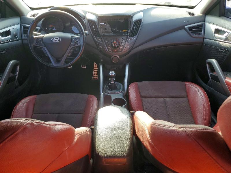 2015 Hyundai Veloster VIN KMHTC6AE0FU217661 COPART salvage auction — FRONT END, Fl - Cert Of Title Slvg Rebuildable, sold $475 on 2026-07-28 (photo 8)