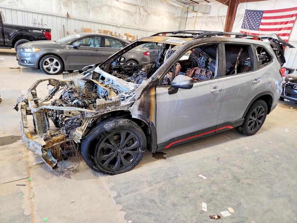 2021 Subaru Forester VIN JF2SKARC6MH454168 COPART salvage auction — BURN, WI - JUNKED VEHICLE BILL OF SALE, sold $300 on 2026-07-15 (photo 1)