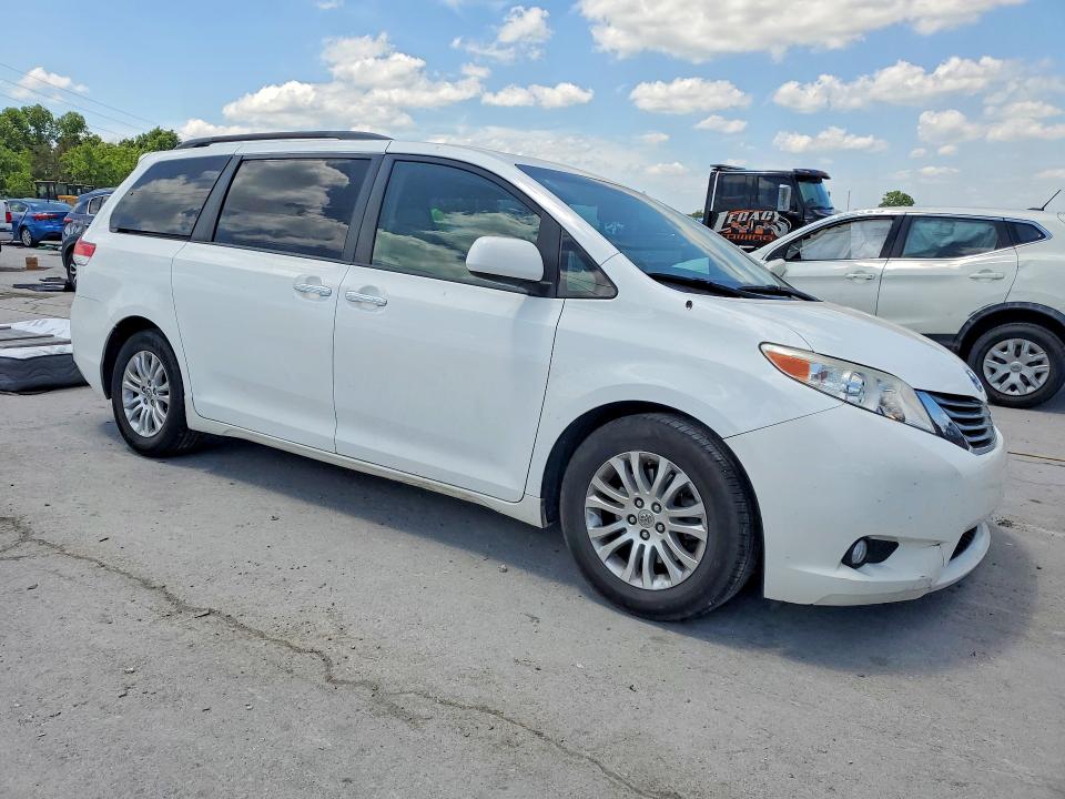 2014 Toyota Sienna VIN 5TDYK3DC4ES498940 COPART salvage auction — FRONT END, Tn - Salvage Certificate, sold $2,600 on 2026-07-08 (photo 4)