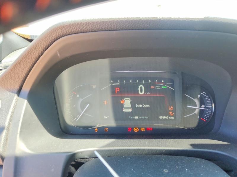 2023 Honda Passport VIN 5FNYF8H67PB041357 COPART salvage auction — FRONT END, Al - Cert Of Title-Salvage Title, sold $8,100 on 2026-07-08 (photo 9)