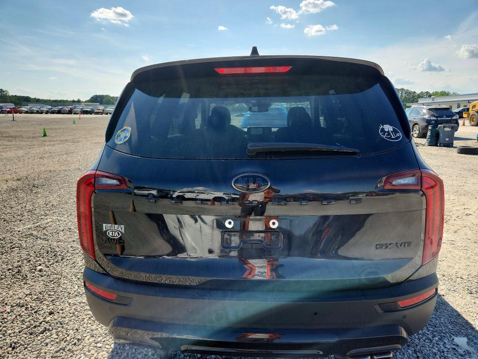 2021 Kia Telluride VIN 5XYP5DHC8MG096224 COPART salvage auction — FRONT END, NC - SALVAGE CERTIFICATE OF TITLE, sold $7,800 on 2026-07-13 (photo 6)
