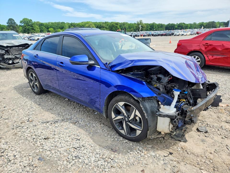 2023 Hyundai Elantra VIN KMHLP4AG9PU620761 COPART salvage auction — FRONT END, Ar - Cert Of Title-Salvage, sold $2,450 on 2026-07-08 (photo 4)
