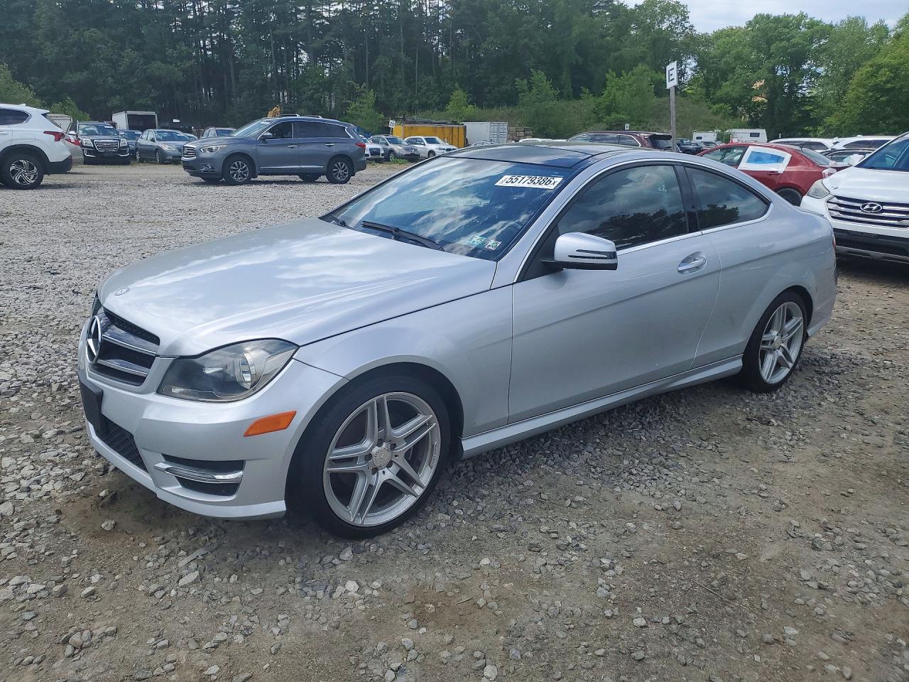 2012 Mercedes-Benz C-Class VIN WDDGJ4HB8CF901892 COPART salvage auction — Minor Dent/Scratches, RI - CERTIFICATE OF TITLE, sold $2,100 on 2026-07-01 (photo 1)