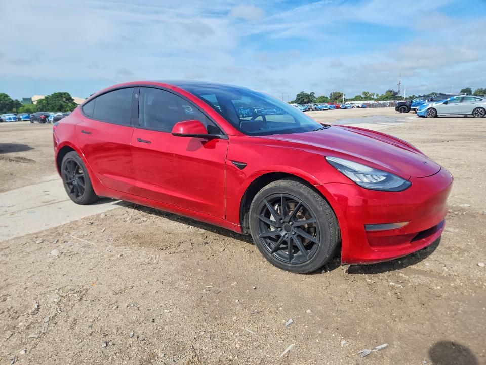 2020 Tesla Model 3 VIN 5YJ3E1EA5LF611606 COPART salvage auction — FRONT END, Fl - Cert Of Title Slvg Rebuildable, sold $5,000 on 2026-07-14 (photo 4)