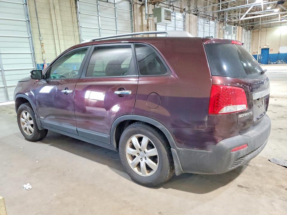 2012 Kia VIN 5XYKTDA29CG283455 COPART salvage auction — REAR END, Mi - Certificate Of Title, sold $925 on 2026-07-10 (photo 2)