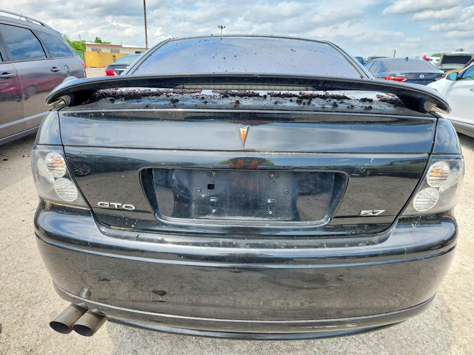2004 Pontiac Gto VIN 6G2VX12G64L225231 COPART salvage auction — FRONT END, In - Cert Of Title-Salvage Title, sold $1,750 on 2026-07-17 (photo 6)